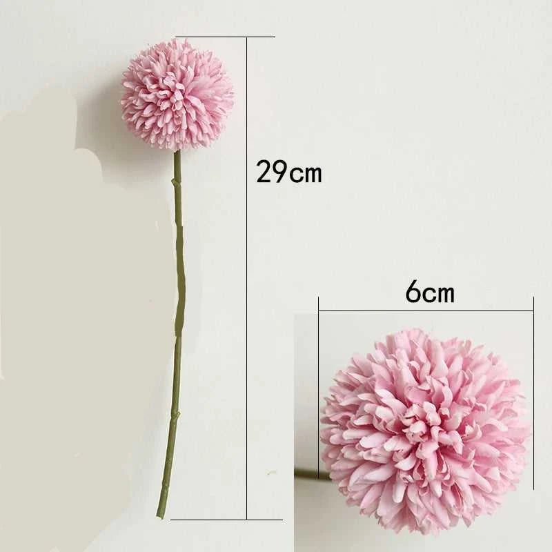 Petsy Artificial Hydrangea Bouquet 29cm - Wedding & Home Decor 14:200211869#Rose Red;5:361385#3Pcs Artificial Flowers