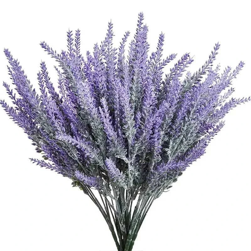 Prairie Artificial Lavender Bunch 38cm - Wedding & Home Decor 14:350850#Yellow;5:100014066#1 PCS Artificial Flowers