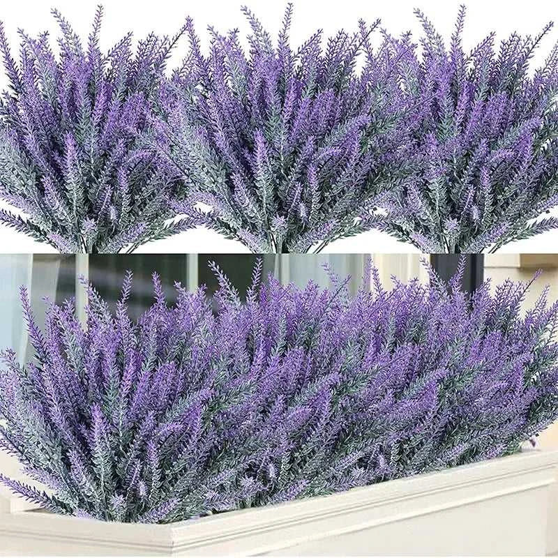 Prairie Artificial Lavender Bunch 38cm - Wedding & Home Decor 14:350850#Yellow;5:100014066#1 PCS Artificial Flowers