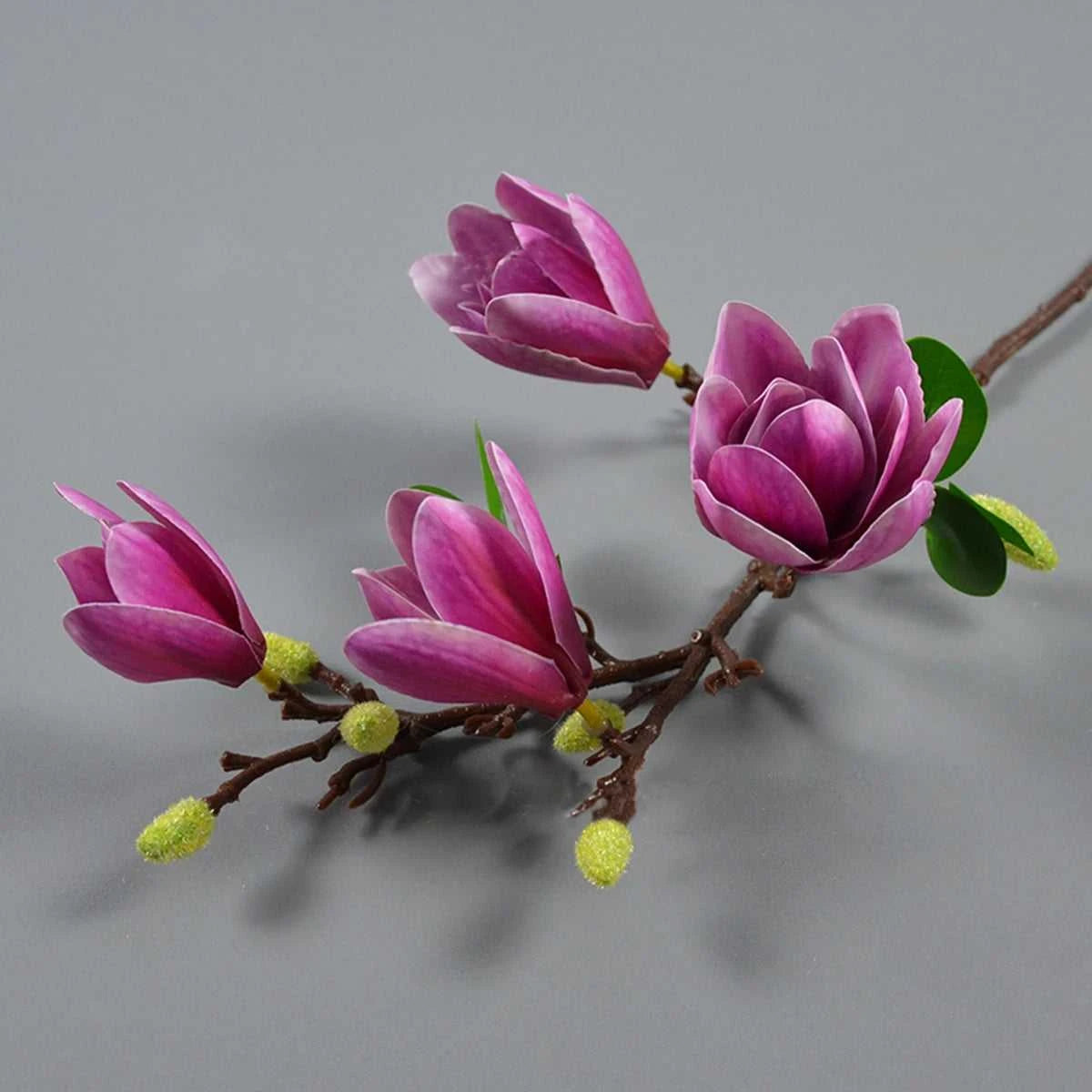 Bobo Silk Magnolia Bouquet - Artificial Flowers for Wedding & Home Decor 14:366;5:100014066#1pc Artificial Flowers