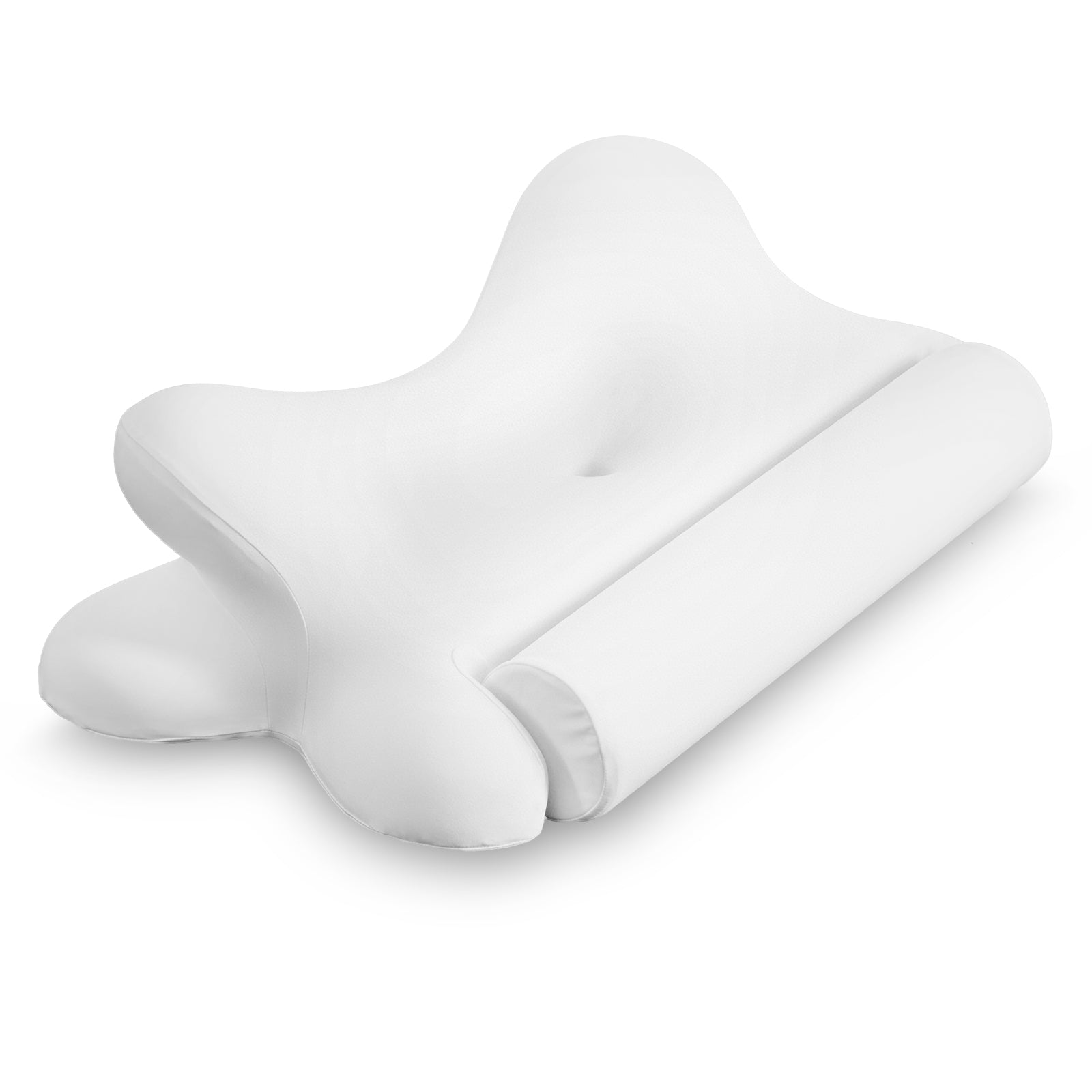 Rama contour pillow features – slow rebound memory foam, high breathability, quality zipper, and machine washable cover