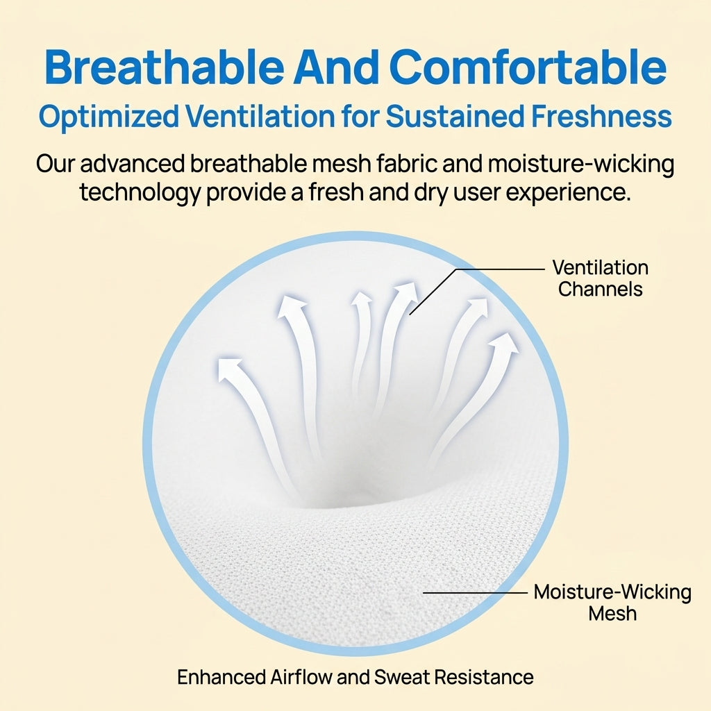 Rama contour pillow breathable and comfortable design – ventilation channels and moisture-wicking mesh provide enhanced airflow and sweat resistance for a cool, dry sleep