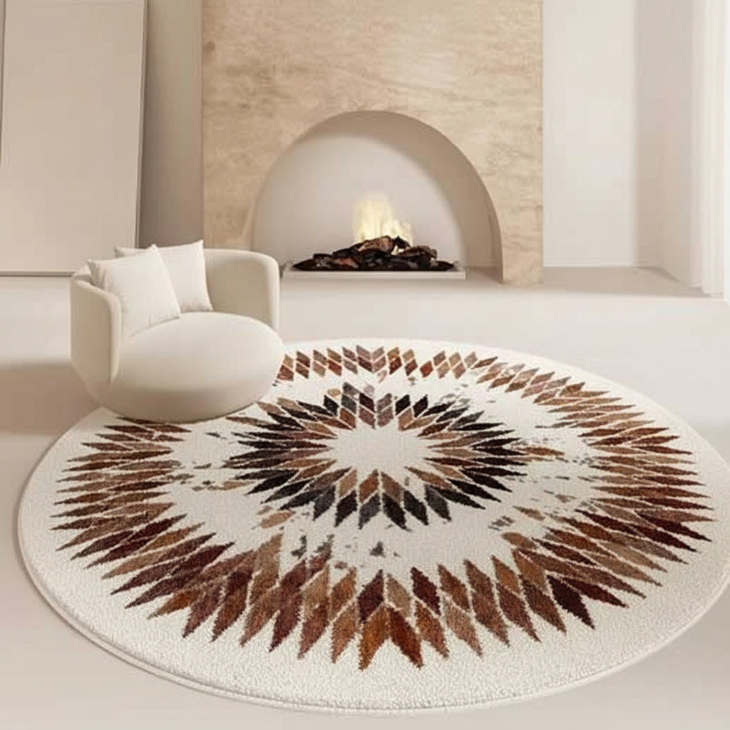 Cream Style Bedroom Decor Carpet Large Area Round Carpets for Living Room Home Thicken Washable Floor Mat Fluffy Soft Lounge Rug 14:173#H;5:200844318#300x300cm Rugs carpets & mats