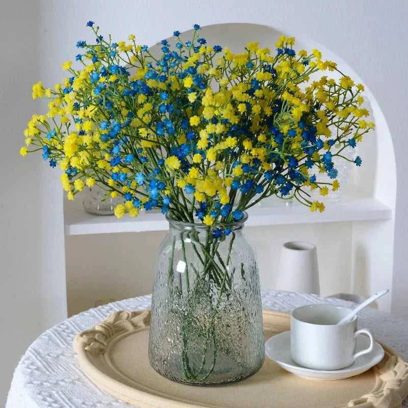 Skies Artificial Baby's Breath 52cm White - Wedding Bouquet Decor 14:365458#white;5:100014066#1bunch Artificial Flowers