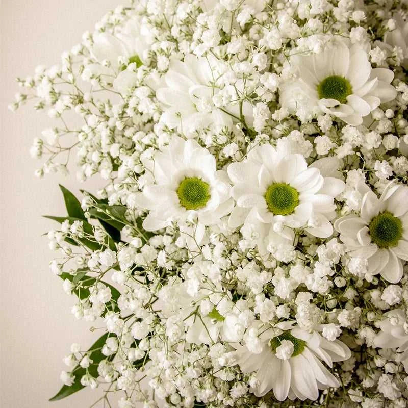 Skies Artificial Baby's Breath 52cm White - Wedding Bouquet Decor 14:365458#white;5:100014066#1bunch Artificial Flowers