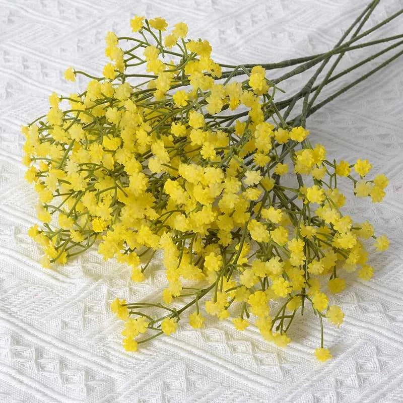 Skies Artificial Baby's Breath 52cm White - Wedding Bouquet Decor 14:365458#white;5:100014066#1bunch Artificial Flowers
