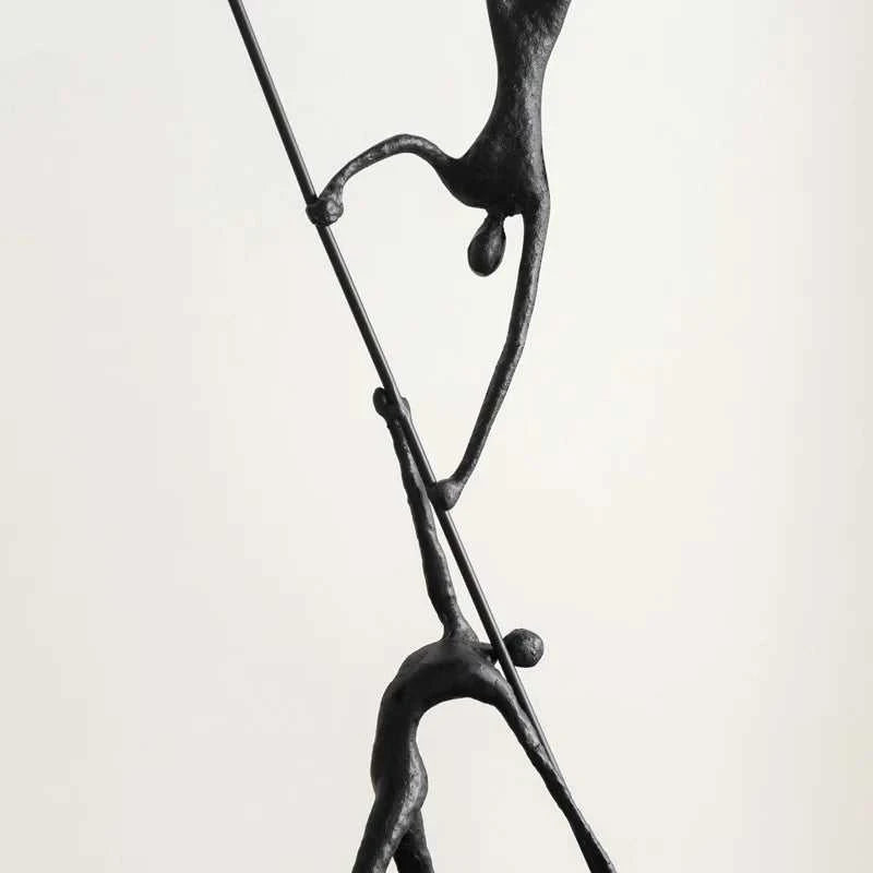 Starlite Metal Acrobat Sculpture - Abstract Figure Desk Ornament 14:200006151#A Decorative Sculpture