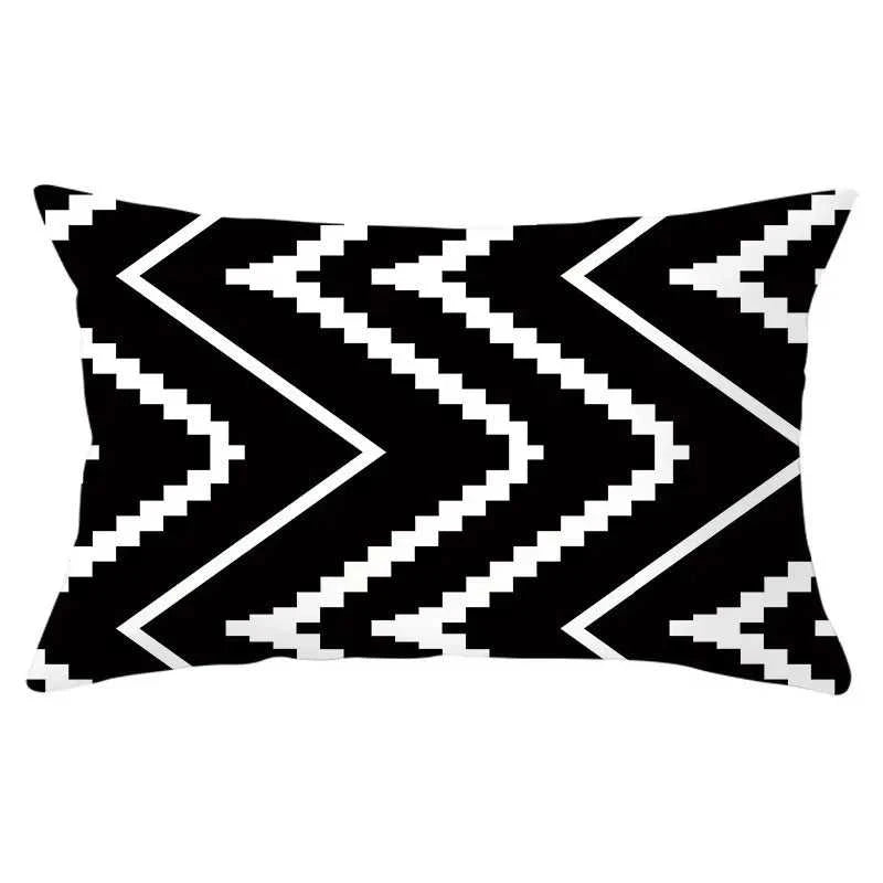 Tessitura Geometric Cushion Cover 30x50cm - Single Sided Print 14:771#1;5:201298983#30x50cm Cushion Covers