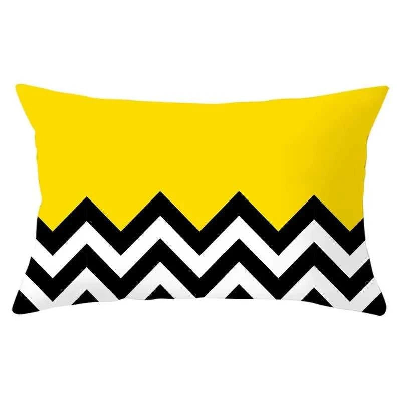 Tessitura Geometric Cushion Cover 30x50cm - Single Sided Print 14:771#1;5:201298983#30x50cm Cushion Covers