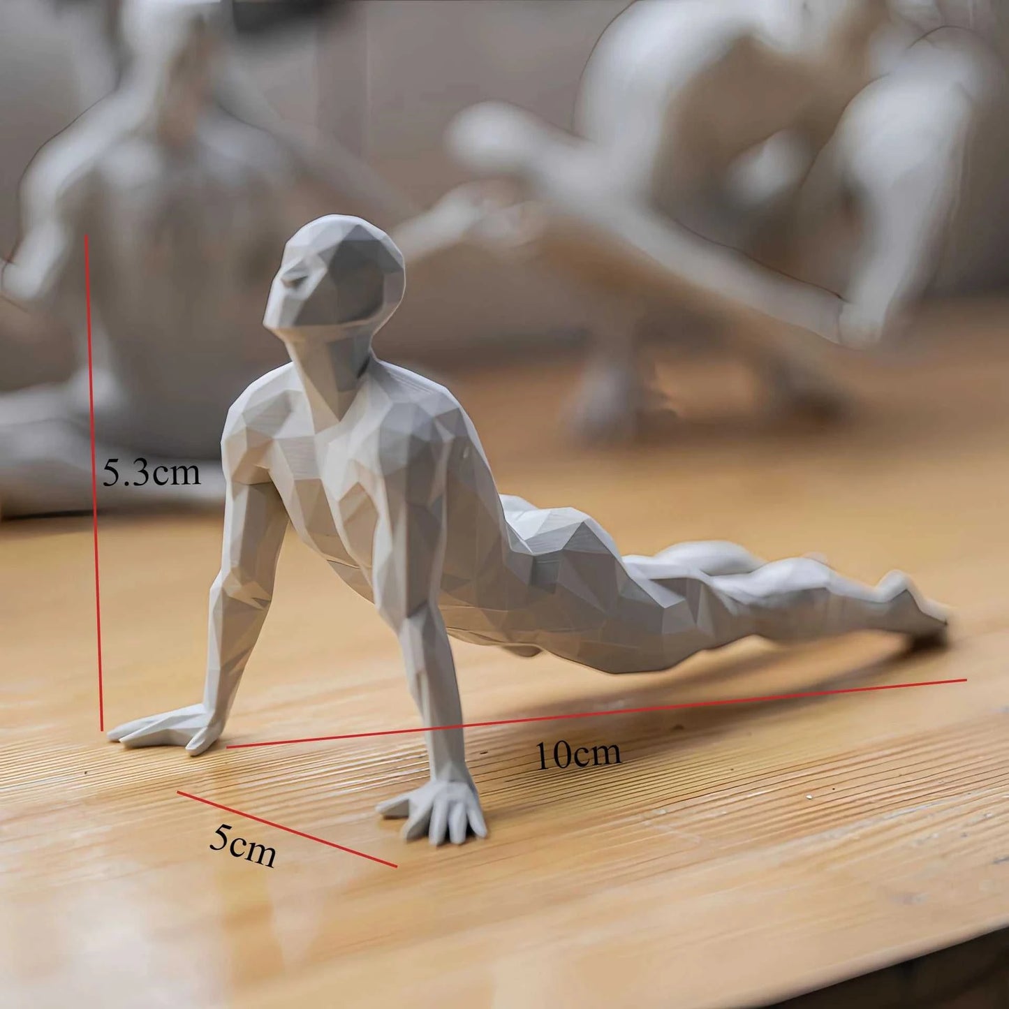Yangqi Yoga Figurine - Minimalist Home Decor Statue 14:200004870#A Decorative Sculpture