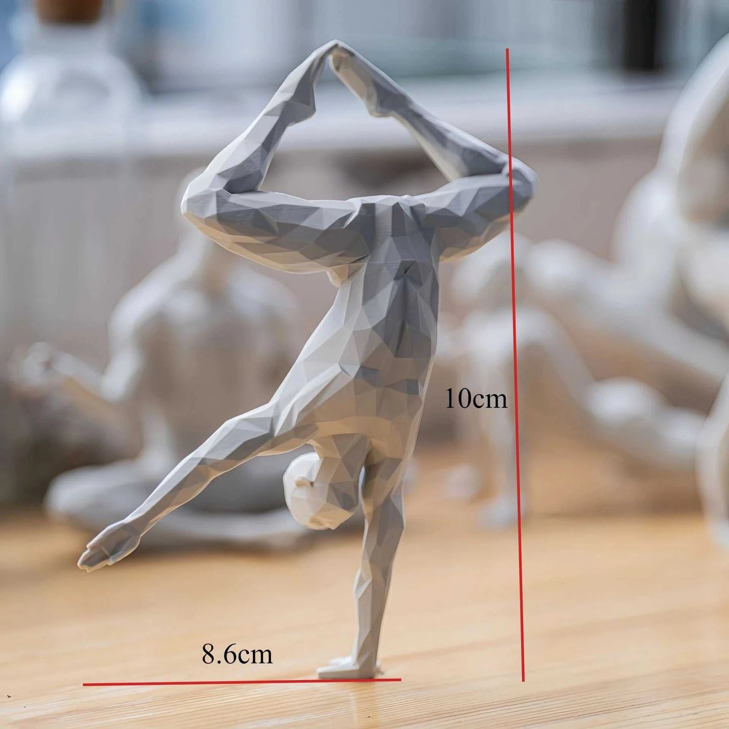 Yangqi Yoga Figurine - Minimalist Home Decor Statue 14:200004870#A Decorative Sculpture