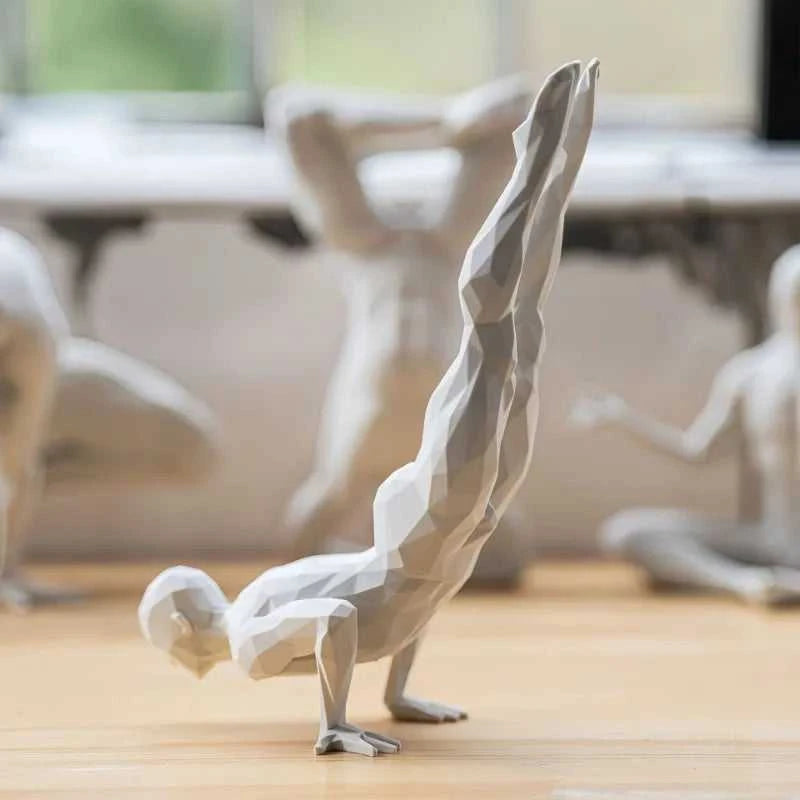Yangqi Yoga Figurine - Minimalist Home Decor Statue 14:200004870#A Decorative Sculpture