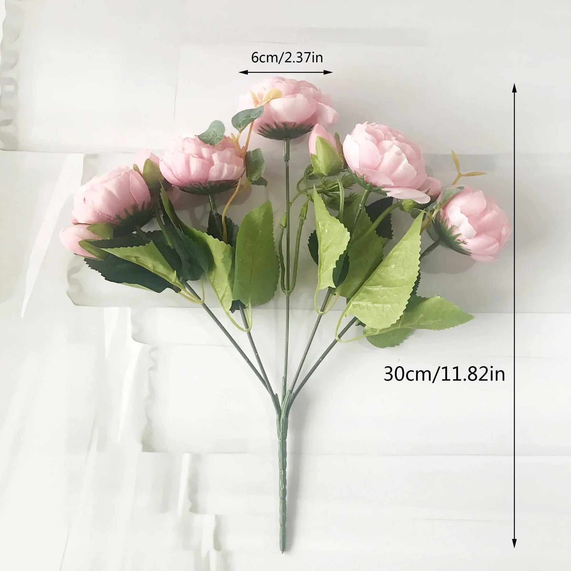 Yuko Silk Peony Bouquet - Premium Artificial Flowers | 30cm Faux Peonies 14:771#1 Artificial Flowers
